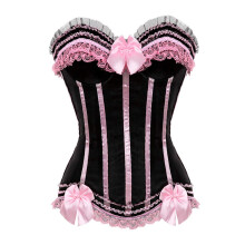 Plus Size Bodysuit For Women Black Bustier Lingerie For Halloween Costume Dress Bustier Top Gothic Shapewear Underwear Plus Size $10