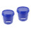 2Pièces Seau Bleu Durable Avec Couvercle 4