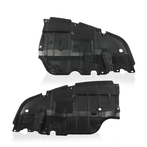 Protetor de respingos sob o motor compatível com Lexus ES350 2007–2012, esquerdo e direito, preto, compatível com