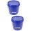 2Pièces Seau Bleu Durable Avec Couvercle 7