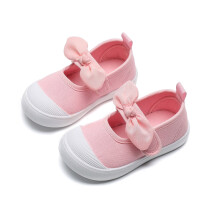 Baskets roses pour enfants avec fermeture velcro, semelle souple et respirante – Premières chaussures de marche pour filles et garçons, idéales