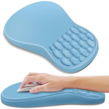 Ergonomisk musemåtte med 8 hældning og memory foam-håndled