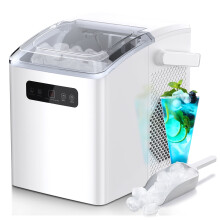 Portable countertop ice maker white 26 lbs/day