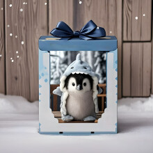 Super Realistic Plush Robot Penguin, Interactive Emotional Support Partner - Waddle(1Pcs)