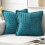 Fodere per cuscini decorativi Boho color verde acqua, 45x45 cm, 2 pezzi 1