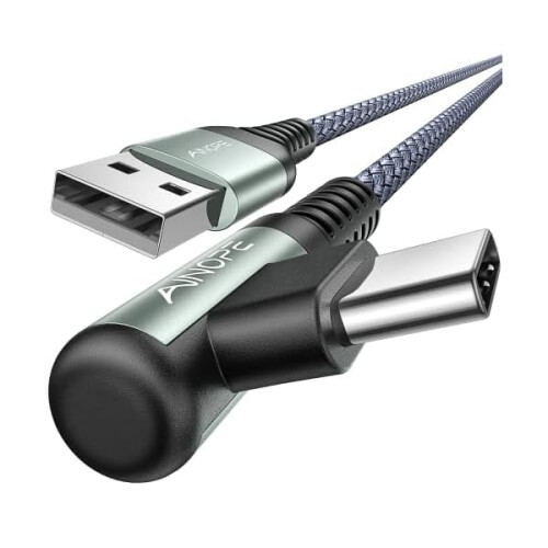 Καλώδιο USB-C 10ft, 2 τεμάχια, Γρήγορη φόρτιση 3.1A, Πλεγμένο από νάιλον, Ορθή γωνία,