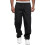 Men's Relaxed Fit Cargo Pants With Stretch Cargo Pant Solid Black Xl 1