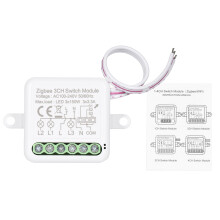 Slimme wifi-relais schakelaar, 1-3 kanalen, tweewegsbediening, compatibel met Mizuh Relay2