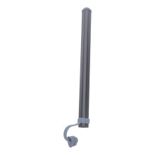 Worgeous Portable Chopsticks Case in Grey Made from Lightweight Aluminum for Home Use and Outdoor Activities 5.5 Inches