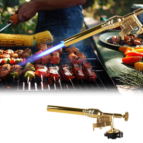 Butane Gas Torch Head – Multi-Function Culinary Blowtorch Attachment for Cartridge, Compatible with Butane Cartridges