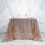 Επικάλυψη τραπεζιού με παγιέτες BalsaCircle Blush 90" x 90" 1