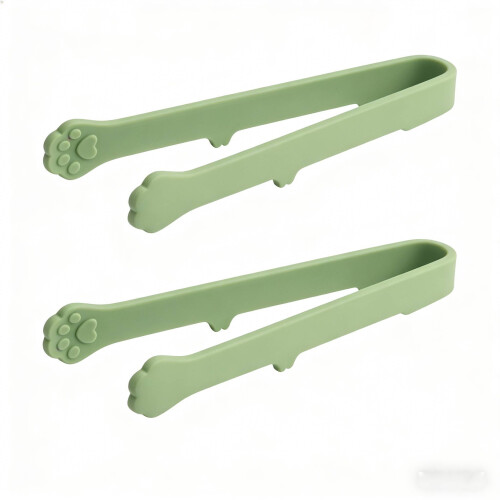 Mini-Futterzangen-Set in Pfotenform – 2er-Pack