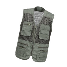 - Mesh Vest Outdoor Photography Jacket 4XL