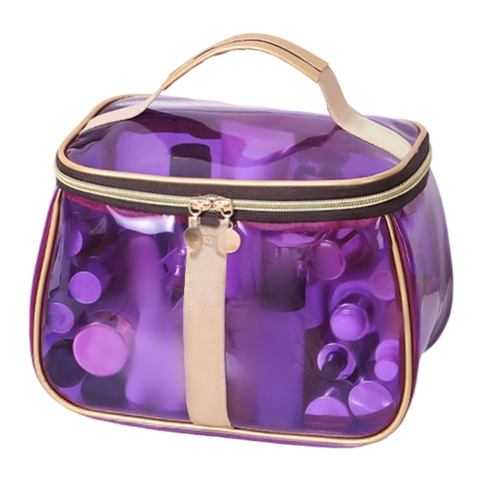 Large Capacity Style Clear Cosmetic Organizer Portable Travel Makeup Bag For Women
