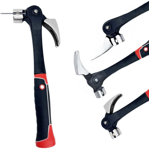 16oz smidd stålklohammer med magnetisk spikerstarter