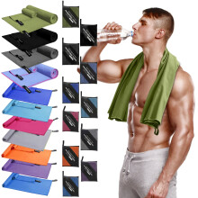 Toalla deportiva para gimnasio, ejercicio y fitness, súper absorbente, de secado rápido, de microfibra de primera calidad.