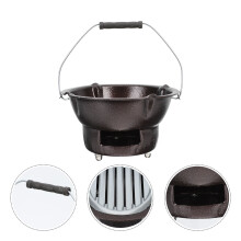Indoor Bbq Stove Metal Square for Adults 1 Set