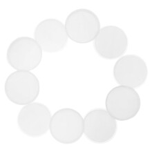10Pcs Silicone Flute Key Pad Cover for Flute Accessories and Repair Parts