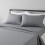 Ensemble de draps en microfibre brossée 100 % polyester 1