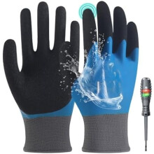 Insulated Electrician Gloves 400V High Voltage Resistant,Flame Retardant Fully Waterproof