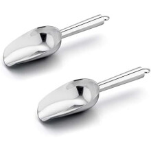 Mini Stainless Steel Scoop Set of 2 – 3 oz