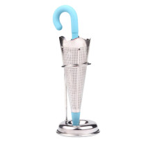Diffuseur de thé en acier inoxydable avec bac égouttoir (1 pièce)
