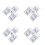 4Ensembles Accessoires Broderie DIY Support Stable Soluble À L'eau 7