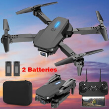 E88 HD Drone with One-Click Return, Foldable Quadcopter with HD Camera, Altitude Hold & Remote Control - Perfect Gift for, Halloween, Thanksgiving