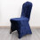 BalsaCircle Navy Blue Εφαρμοστό Κάλυμμα Καρέκλας Δεξιώσεων από Σπάντεξ με Θρυμματισμένο 1