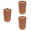 3Pièces Fil De Couture Polyester Marron Solide Pour Vêtements Kite 6