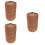 3Pièces Fil De Couture Polyester Marron Solide Pour Vêtements Kite 7