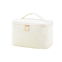 Kosmetiktasche aus Cord, tragbarer Kulturorganizer, 1 Stück