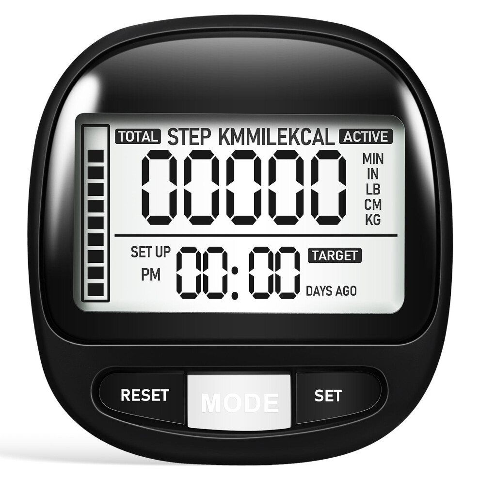 Pedometers For Seniors,Step Tracker,Walking Pedometer Portable Step Tracker Outdoor Pedometer Clip Walking Steps Counter