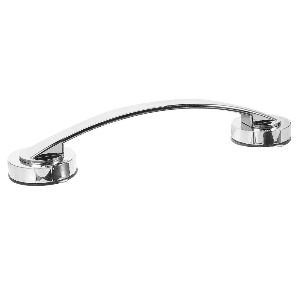 Silver Wall Mounted Bathroom Bathtub Handrail Safety Grab Bar For Old People Bathroom Handle Armrest (Large, ) 11.79X2.55x1.97in