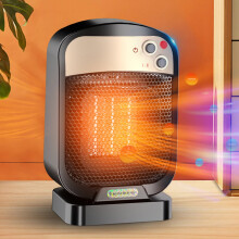 Portable Electric Space Heater with Thermostat, 12H Timer, Eco and Fan Mode, Rapid and Safe Heating for Bedroom, Office