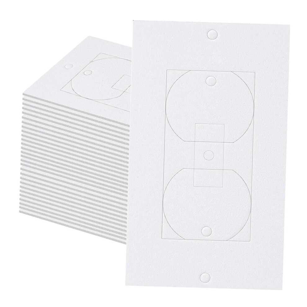 Menolana 30Pcs Wall Plate Outlet Sealers Electrical Outlet Insulation Pad, Professional Outlet Insulator Sealers For Home Toggle 9175034844942