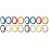 16Pièces Stickers Notes Violon PVC Manche Auto-Adhésifs Multicolores 4