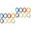 16Pièces Stickers Notes Violon PVC Manche Auto-Adhésifs Multicolores 6