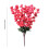 Bouquet de fleurs artificielles roses 55 cm 1