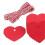 Valentine's Day message card for her, decorative 1