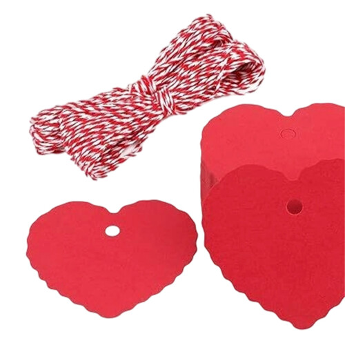 Valentine's Day message card for her, decorative