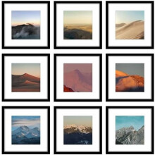 11x14 Bilderrahmen mit Passepartout für 8x10 Fotos
