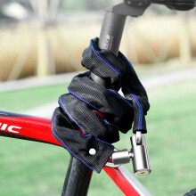 Heavy Duty Bike Lock with Keys – Chain Lock Compatible with Bicycle, Motorcycle, Door, Gate, Fence, Grill & Outdoor Items