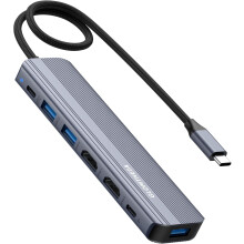 USB-C hub dockingstation voor laptop MacBook Air Pro Dual