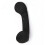 Retro-Bluetooth-Handset, schnurlos, ABS-Schwarz 1