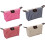 Stribet nylon makeuptaske – 2-pak 1