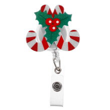 WEAVILUX Multi-Color Holiday Badge Reel with Retractable ID Holder and Clip for Work, Office,, and School Use
