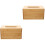 2Pièces Coffret Lingettes Bambou Kaki Style Vintage Desktop 6