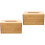 2Pièces Coffret Lingettes Bambou Kaki Style Vintage Desktop 7