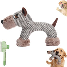 2026 New Linen Safari Companions, Squeaky Dog Chew Animals, Durable Linen Fabric, to Relieve Boredom and Anxiety in Dogs for Small Medium Dogs